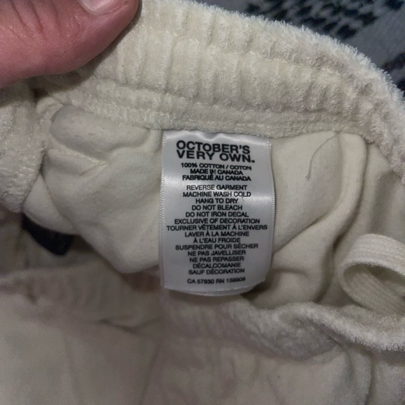(2) October's Very Own (OVO) Terry Cloth Sweatpants Size Small - Picture 13 of 16